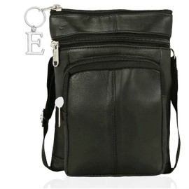 Freedale Keyring Letter - Initial Alphabet Key Ring Charm (E) Silver