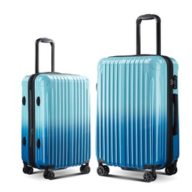 VIVIcity Carry on Luggage 2 Sets(20in/24in) with Spinner Wheels, Lightweight PC+ABS Hard Shell Suitcases, Expandbale Storage & TSA Aprovel Lock