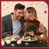 100 Counts Heart Toothpicks Valentine's Day Cocktail Picks, Bamboo Toothpicks