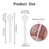 Acoeitl 100 Pcs Perfume Tester Strips White Fragrance Blotter Test