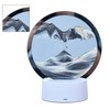 Sand Painting Table Lamp 7 Color 3D Hourglass Table Lamp