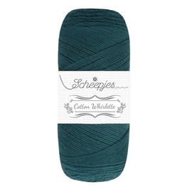 Scheepjes Cotton Whirlette Yarn 100g - 813 Seaweed, Ideal for Knitting and Crocheting