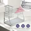 SWTYMIKI Kitchen Sink Caddy Organizer - 2 Tier Sponge Holder