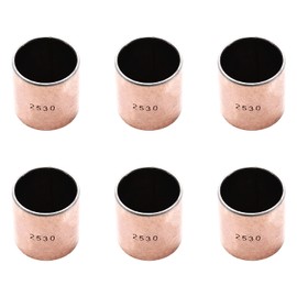 Othmro 6 Pcs Sleeve Bearing 25mm Bore x 28mm OD x 30mm Length Plain Bearings Wound Oilless Bushings