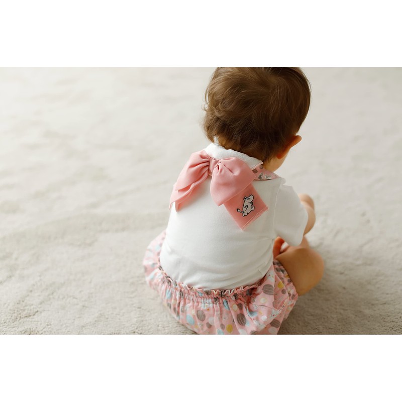 Moomin Baby APMB016007400 Sweating Towel, Plain/Pink