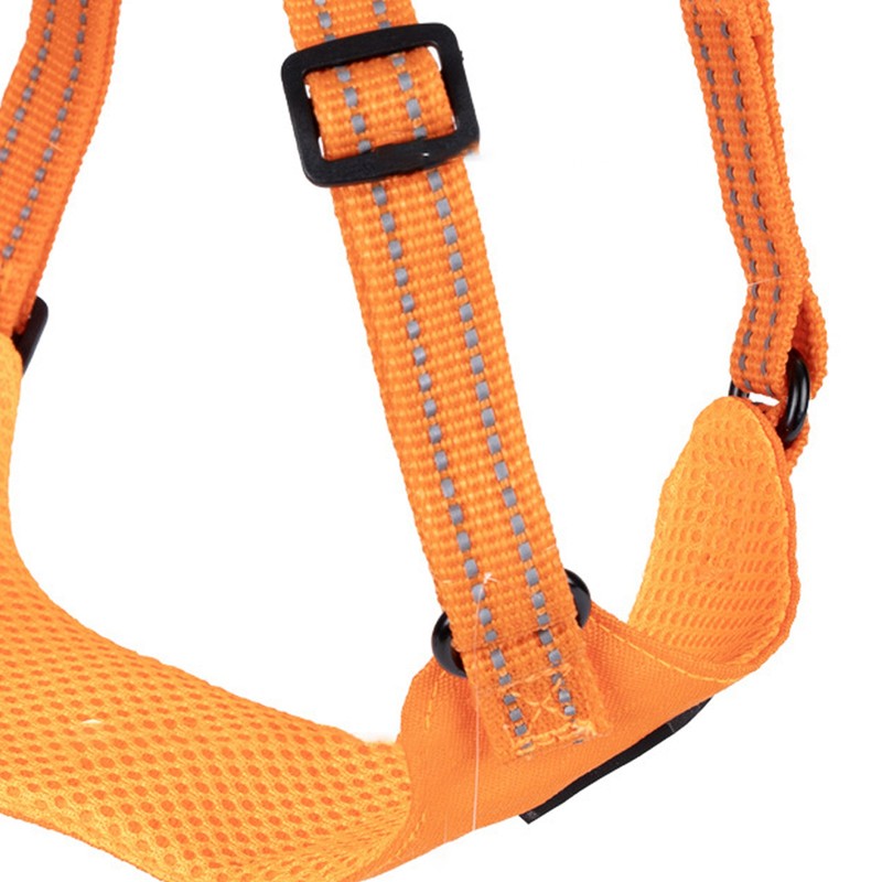 Dog Vest Leash Reflective Adjustable Multifunctional Comfortable Medium to Large