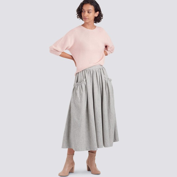 SIMPLICITY SS9180U5 Misses Skirt/Pants U5 (16-18-20-22-24), White