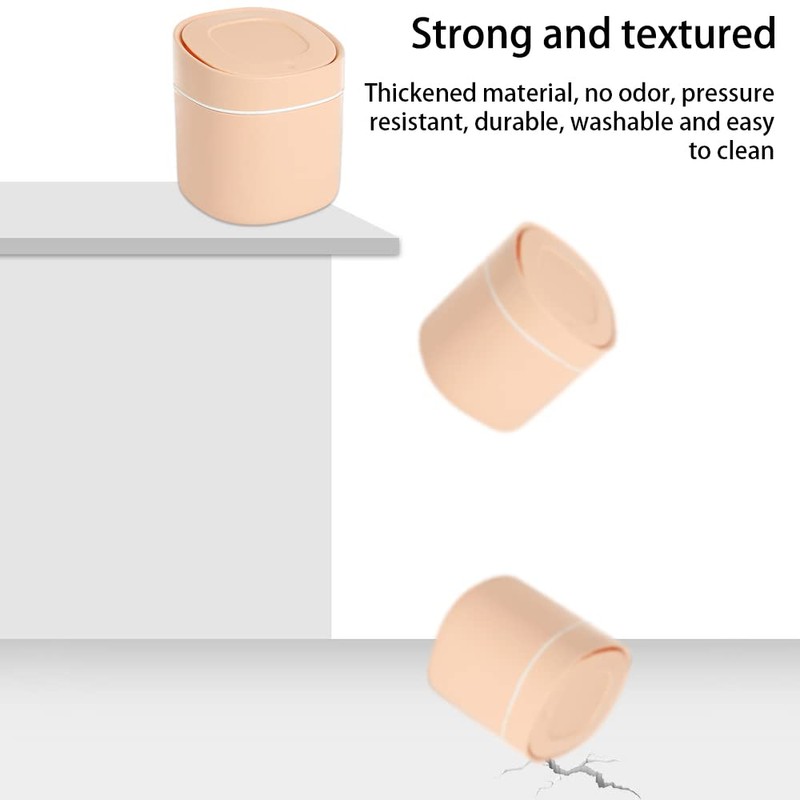 Gsrhzd Desktop Trash Bin, Mini Cute Trash Bin, Table Bin