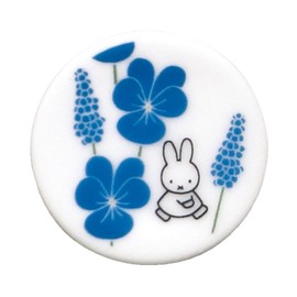 Dick Bruna 208696 Miffy Chopsticks Rest Approx. 1.6 inches (4 cm), Dishwasher Safe, Dishware, Goods, Miscellaneous Goods, Flower Pattern, Blue, Made in Japan