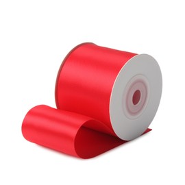 RUSPEPA Satin Ribbon Double Face - 50mm x 9m, 252 Red