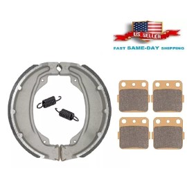H&H Bros For Honda TRX250X Front Rear Brake Pads Shoe w/ Springs TRX250X1 2x4 2009-2023