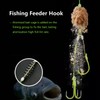 Dyxssm Drum Spring Feeder Fishing Hooks, Carp Bait Traps Fishing
