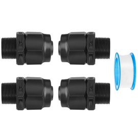 MEKILYN R0621000 Pool Spa Booster Pump Soft Tube Connectors Kit, 3/4 Inch in for Polaris/Pentair/Hayward Booster Pump Hose