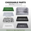 HQ4US 4LEGS Dog Grass Pad with Foldable Dog Litter Box,Extra
