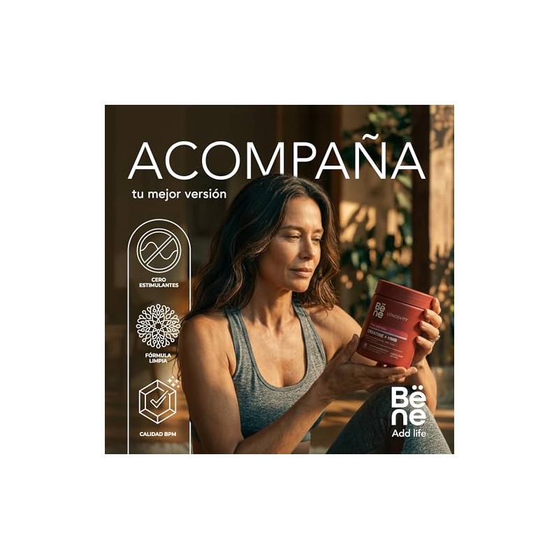 Creatina + HMB Suplemento Alimenticio 300g - Creatina Monohidratada 5g,
