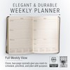 Gallery Leather Desk Weekly Monthly Planner 2026, Elegantly Bound Calendar
