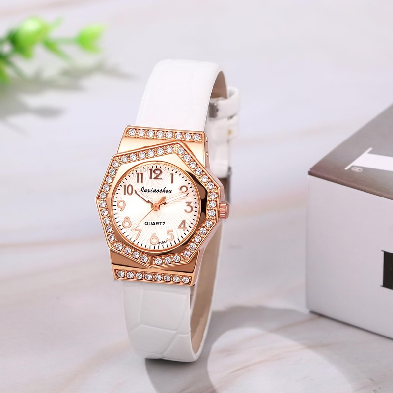 腕時計 レディース レザー アナログ 防水: 可愛い おしゃれ 革ベルト表示 クォーツ腕時計 ファッションウォッチ