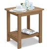 Y&M Outdoor Side Table, HIPS Adirondack Small Double Layer Table,