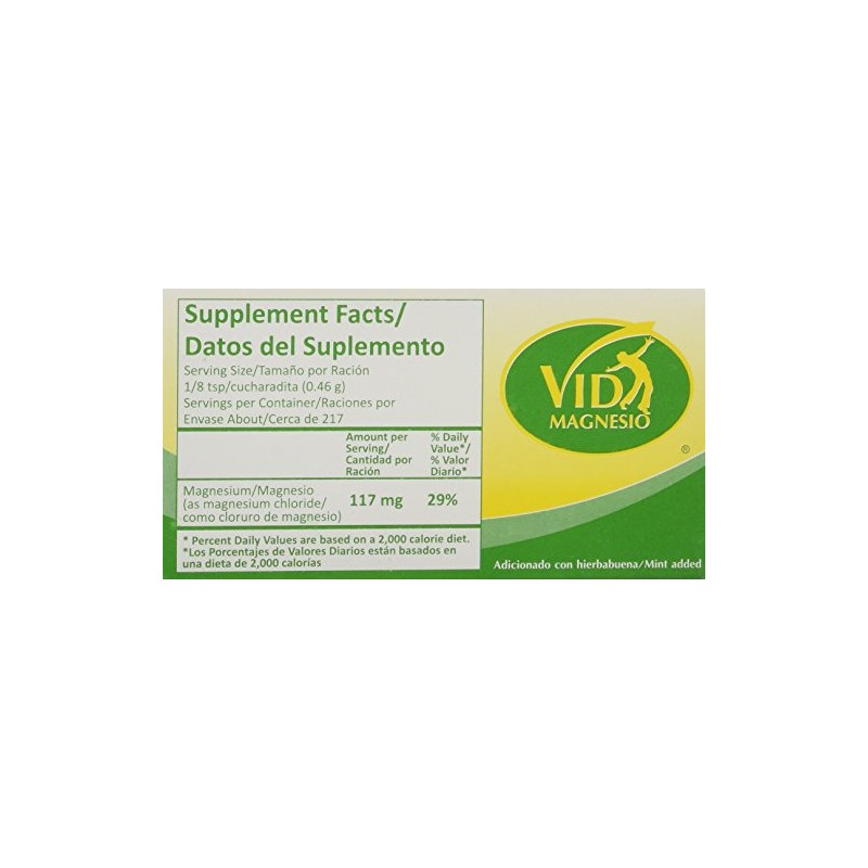 Vida Magnesio Clor Magn 100g, Pack of 1