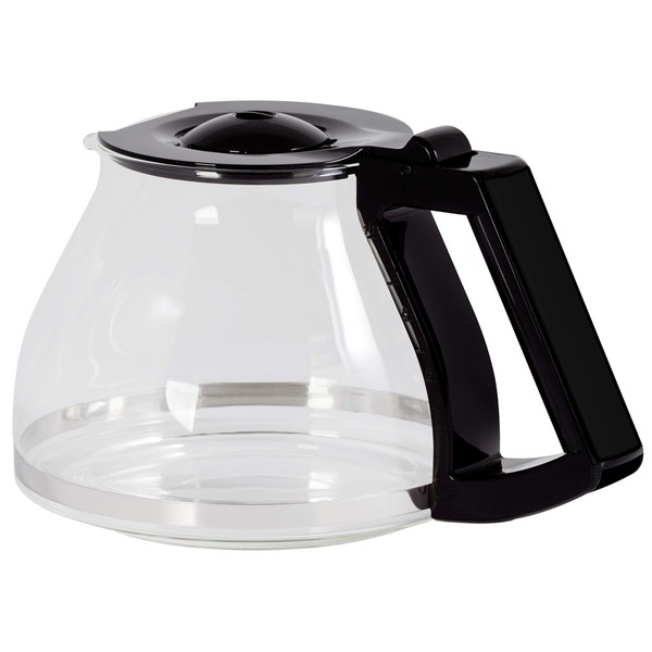 Melitta Replacement Jug Look IV, Capacity 1.25 Litre, For Filter Coffee Makers LOOK IV, Black