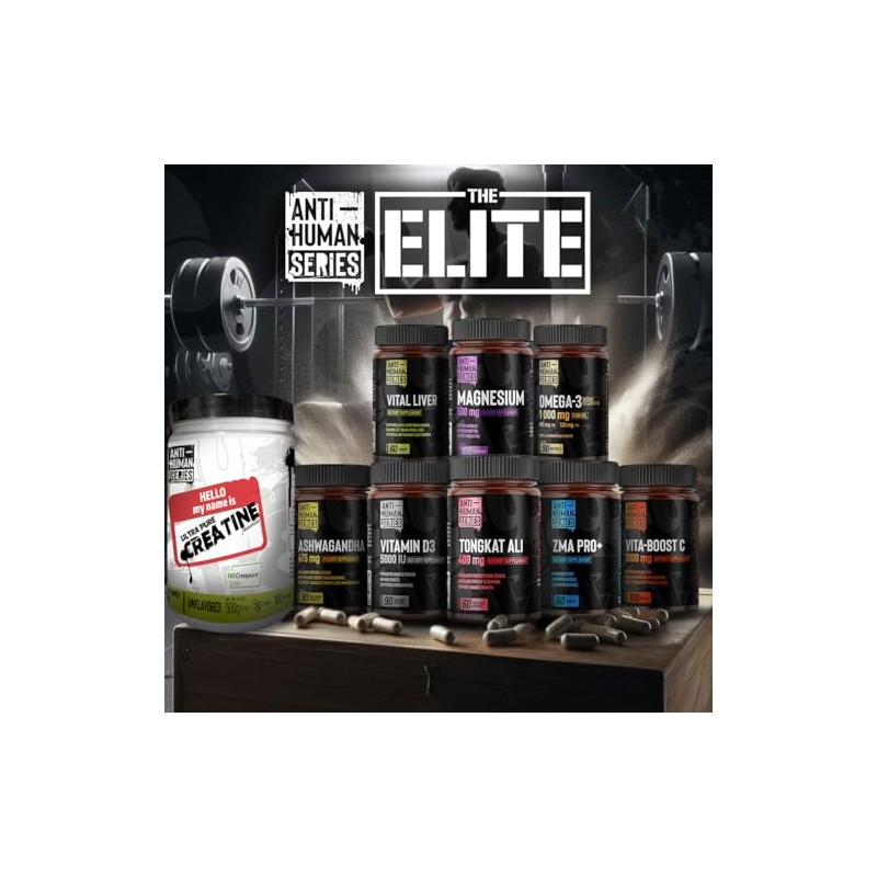 Antihuman Series Ultra Pure Creatine | Monohidrato de Creatina Creapure®