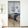 Gray Magnetic Screen Door for Entryway Screen Door 90x200