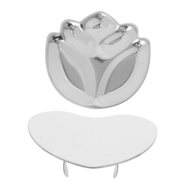 FRCOLOR 2pcs Metal Nail Art Mixing Palette Finger Color Mixing Tool for Nail Design Convenient and Timesaving Art Palette Extensive Color Range