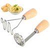 Minnhua Potato Mashers 2PCS Potato Masher Stainless Steel Potato Ricer