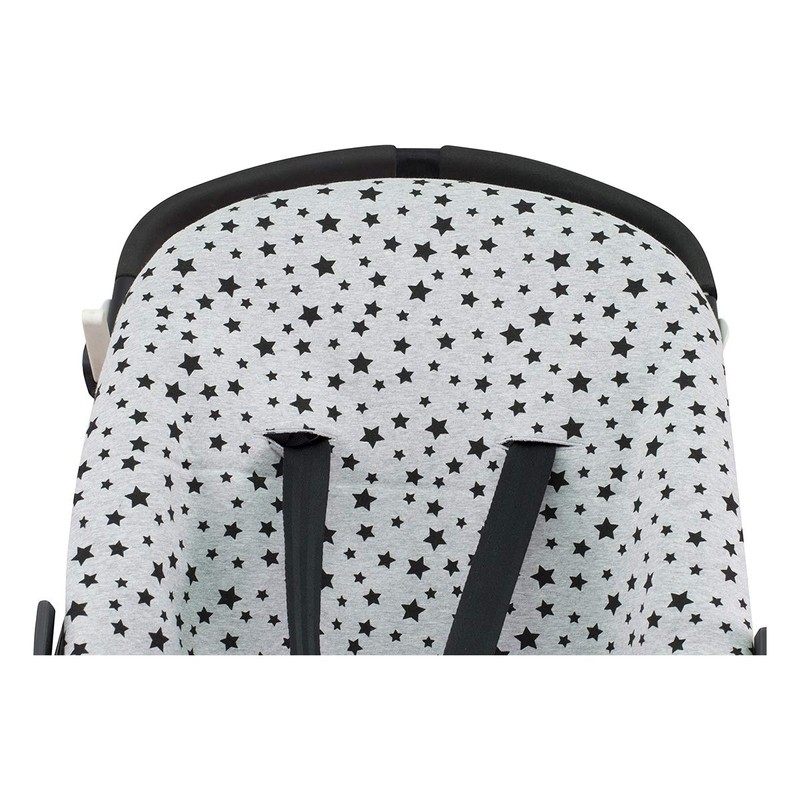 JYOKO KIDS Mattress Compatible with Bugaboo Cameleon 2 Black Star