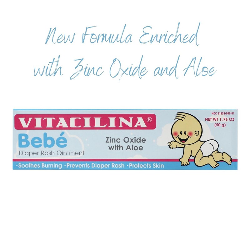 Vitacilina Bebe Diaper Rash Ointment 1.76 oz., 6 Pack