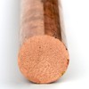 110 Copper Round Rod, Unpolished (Mill) Finish, H04 Temper, ASTM