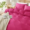 SSW HOMES Double Size Duvet Cover Sets (Pink) - 3