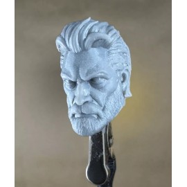 Invincible Custom OMNI-MAN BEARD Head | Invincible Comic 8k Resin Print 4" 6" 7" 12" Scale - 3.75"