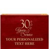 Crown Awards 30 Years of Service Rosewood Humidor Gift, Customize