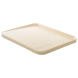 Kitchen Cutting Board Raised Edges Anti Skid Double Sided High Safety Sturdy PP Plastic Cutting Board for Cooking Home