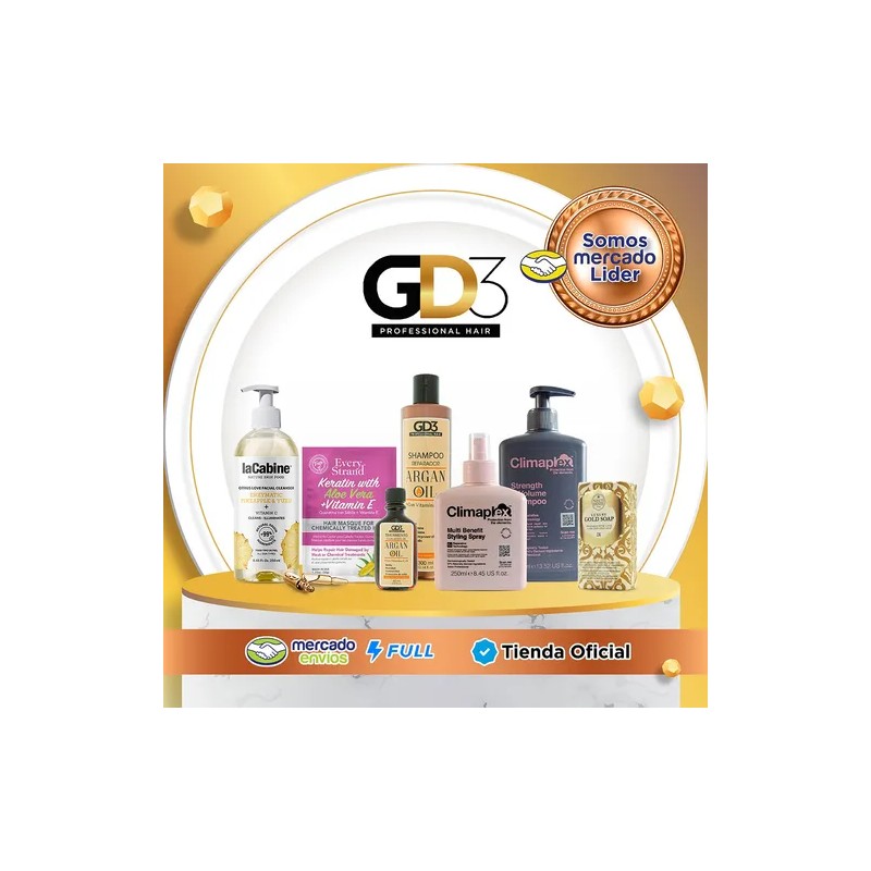 Kit Gd3 Argan Oil Shampoo 1 L Acondicionador 1 L