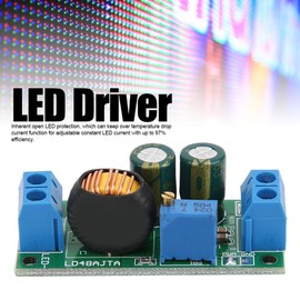 LD48AJTA LED Driver Board 72W DC 6 to 50V Step Down Power Supply Module 1 to 3A LED Driver Module PWM Controller DC DC Step Down Constant Current Converter (H 1A 8-50V with