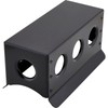 Fabricated Aluminum Race Car Center Console, Black Finish