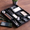 yamapac SHIKI® Shallow Drawer Organization Trays (Green x Taupe, Set