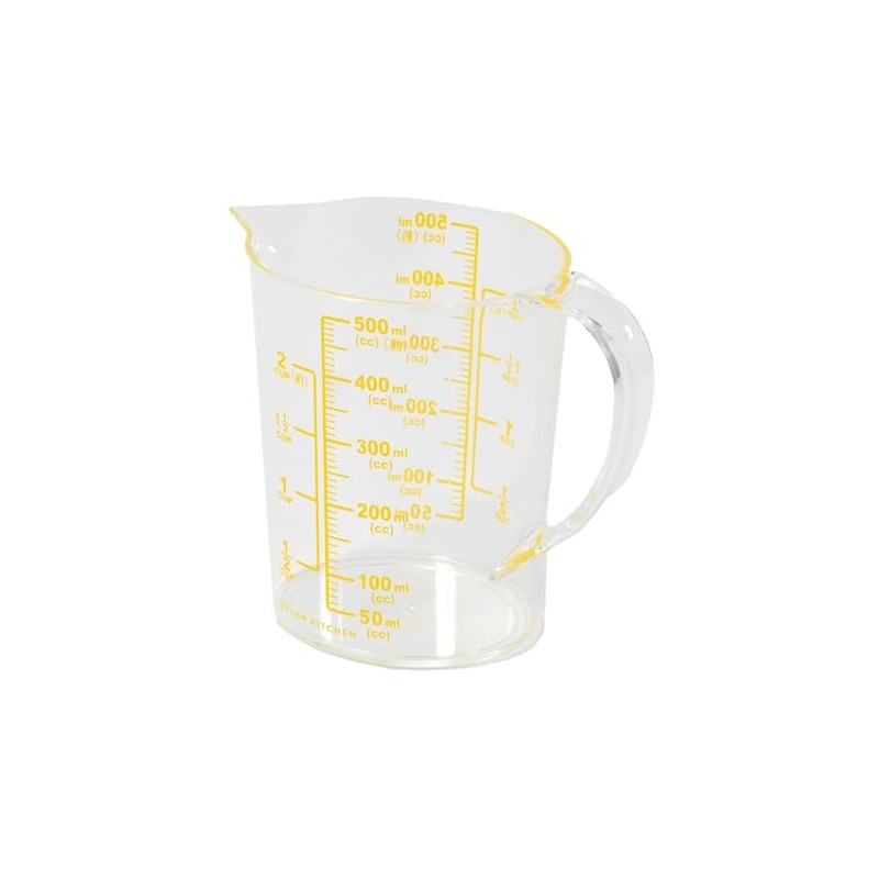 DELISH KITCHEN CC-1848 Pearl Metal Measuring Cup, Heat Resistant, 16.9