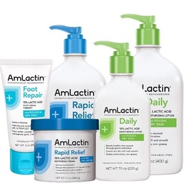 AmLactin Daily Moisturizing Body Lotion | Intensive Rapid Relief Restoring Lotion | Hydrating Cream | Repair Foot Cream
