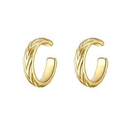 Glanzstücke München Women's Ear Cuffs 925 Sterling Silver, Silver