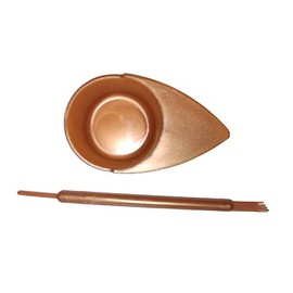 MilleniumHair Mini Colouring Bowl and Brush for Eyelash Colour and Eyebrow Colour