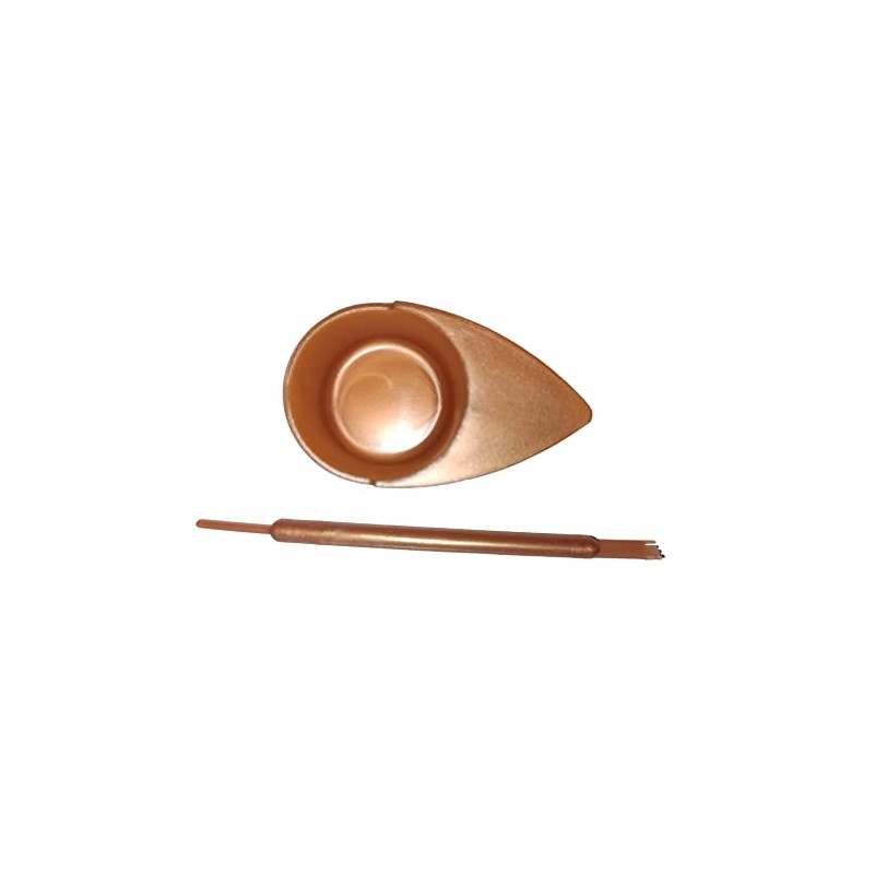 MilleniumHair Mini Colouring Bowl and Brush for Eyelash Colour and
