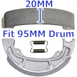 MC Front Rear Brake Shoes for Yamaha TT-R 110 TTR110E 2008 2009 2010 2011 2012 2013 2014 2015 2016 2017 2018 2019 2020 2021 2022 2023 2024 2025 TTR 110 E TT-R110E Brakes Drum 502 503 MC0277