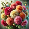 22Day Seeds: Seeds Dahlia Double Mix/Annual Flowers