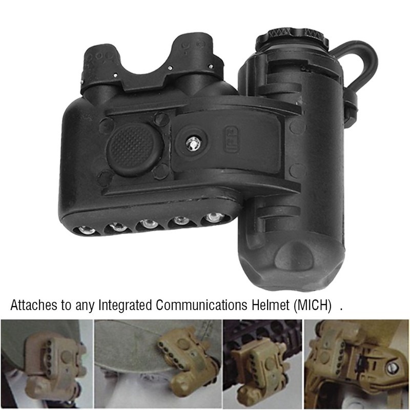 Tactic Military Helmet Light Lamp Field Survival Signal Cap Lamp