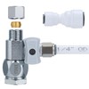 YUHX Feed Water Adapter 3/8" x 1/4" or 3/8" Add-A-Tee,