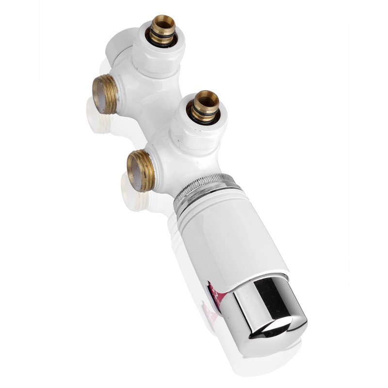 S SIENOC H-valve connection set, centre connection/radiator valves, thermostat for