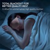Antifaz 3D de Algodón Ajustable para Dormir de Lado, con